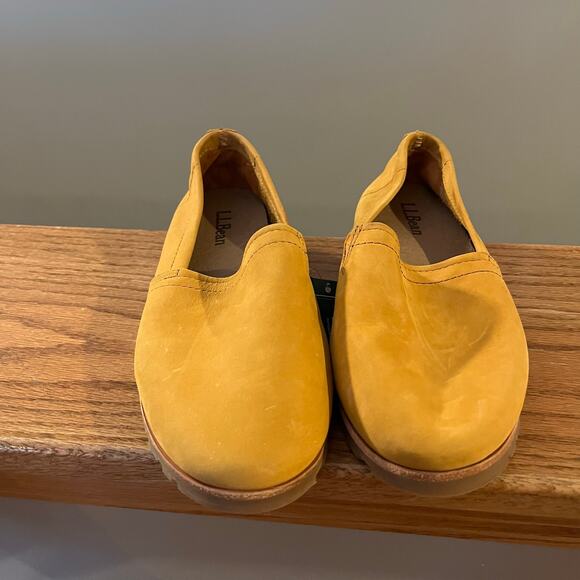 L.L Bean Women’s Lakewashed Slip Ons Size 7 Medium New Camel Brown - Picture 8 of 8